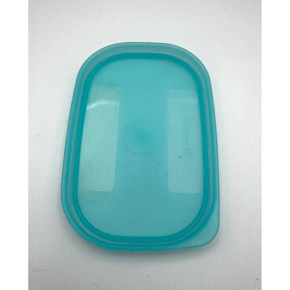 Vintage Tupperware Teal Freezer Mates Mini Lid Replacement Seal #2085B-6
